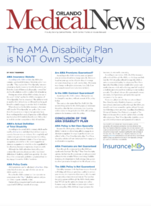 Orlando Medical News AMA Disability Plan